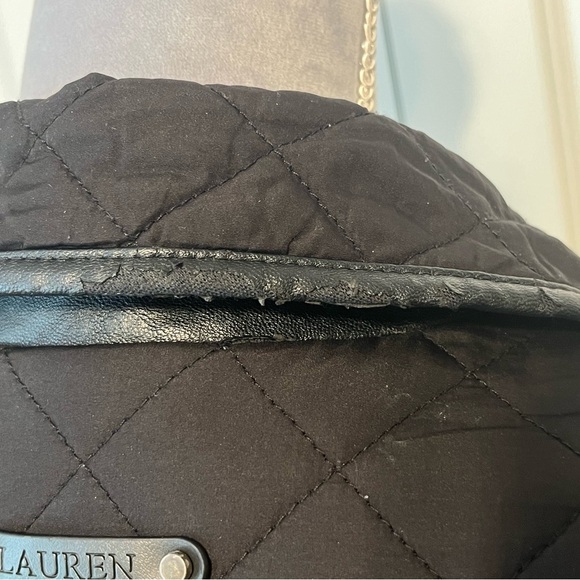Lauren Ralph Lauren Diamond-Quilted Black Jacket Coat Size SM - Picture 9 of 13